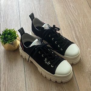 Palladium Black and White Women's Sneakers